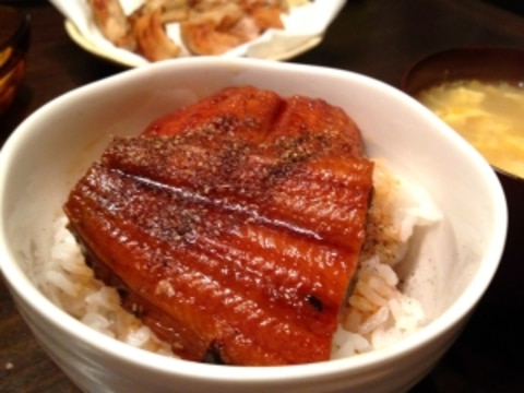 鰻丼。市販のうなぎを美味しく食べる方法。